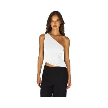 Imagem de Body Feminino Sexy com Alça Diagonal e Costas Nuas - Ideal para Festa 