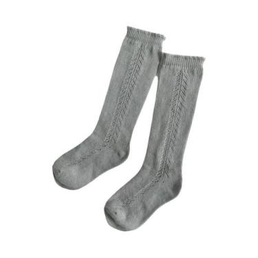 Imagem de Meias De Algodão Respirável Até O Joelho Para Crianças, De Recém-Nasci