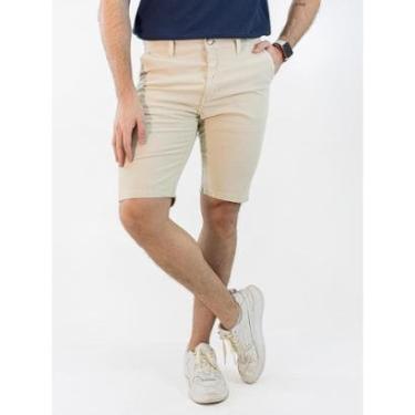 Imagem de Bermuda Masculina Slim Tradicional Linho Bolso Social Anticorpus-Masculino