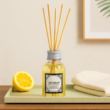 Imagem de Difusor de Ambientes Aromatizador 120ml Frascos com Varetas Sala Quart