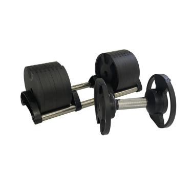 Imagem de Peso Dumbbell Ajustável Premium até 32kg Ahead Sports Preto-Unissex