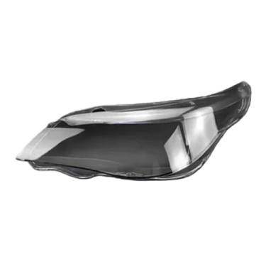 Imagem de Compatível com bmw série 5 e60 2004-2010, lente da capa do farol dianteiro do carro faróis de vidro transparente abajur escudo alto(Left)