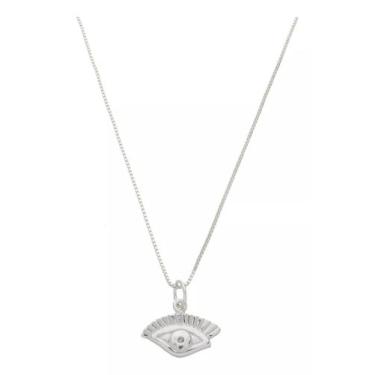 Imagem de Corrente Com Pingente Olho De Hórus Prata 925 Kl - Juniorjoiaspiracica