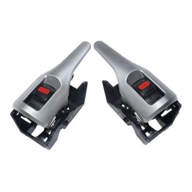 Imagem de Frente traseira prata esquerda/direita interior interior maçaneta da porta para 2009-2013 Compatível com toyota corolla matriz 6920512230, 6920612230(Pair 2PCS)