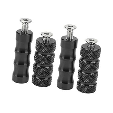 Imagem de Generic Pedaleira de Mudança de Freio para Motocicleta, de Alumínio de Alta Resistência, Pedal Confortável, 2 Pares de Pedal de Mudança de Marcha para Entusiastas de Moto (Preto)