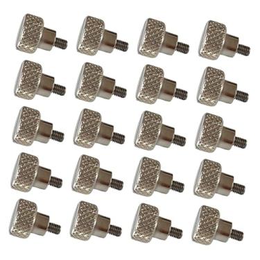 Imagem de Fiocias Pacote com 20 Parafusos Serrilhados para Calcador, Placa de Fixação em aço Inoxidável, Fixação Rápida, para Reparos, Bordados E Quilting, 3.5 Mm