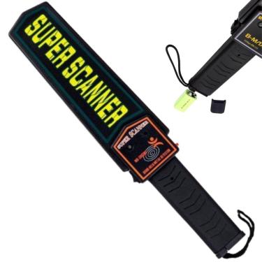 Imagem de Detector Metais Manual Portátil Bateria Recarregável Cor