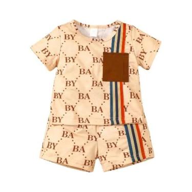 Imagem de Conjunto De Roupas Para Bebê Menino De 0 a 3 Anos, 2 Peças, Estilo Lux