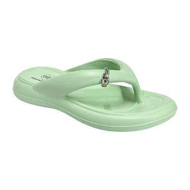 Imagem de Chinelo Piccadilly Ursinhos Carinhosos Trevo 248002 EVA Verde Água-Feminino