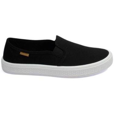 Imagem de Tênis Slip-On Moleca Lona Sider Feminino 5840.100-Feminino