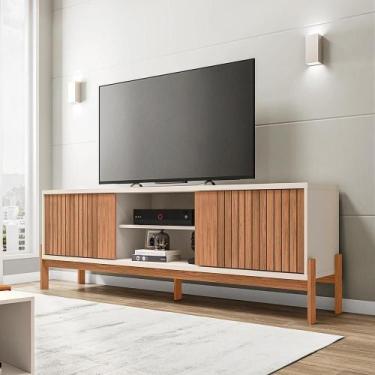 Imagem de Rack Bancada Para Tv Até 72 Polegadas Tiger Marrom Caemmun - CAEMMUN M