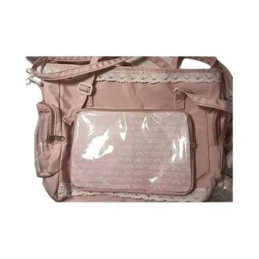 Imagem de Bolsa Transversal Feminina Itabag Japonesa Grande Com Estampa De Baila