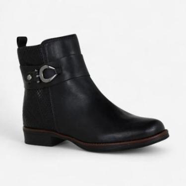 Imagem de Bota Bottero Cano Baixo Couro Preto-Feminino