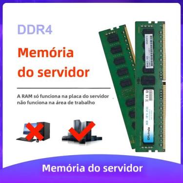 Imagem de Memória RAM DDR4 - 4GB, 8GB, 16GB e 32GB (2133MHz, 2400MHz, 2666MHz) -
