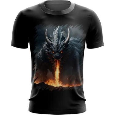 Imagem de Camiseta Dryfit Leviathan Infernal Fogo 3 - Kasubeck Store®, GG