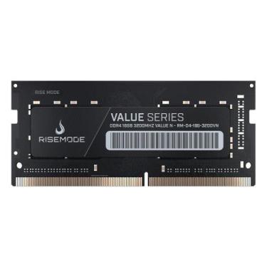 Imagem de Memoria RAM Para Notebook Rise Mode Value, 16GB, 3200MHZ, DDR4, CL22 -