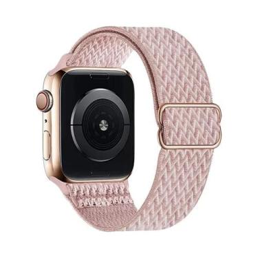 Imagem de Pulseira Ajustável De Nylon Elástico Solo Loop Para Apple Watch 49mm 4