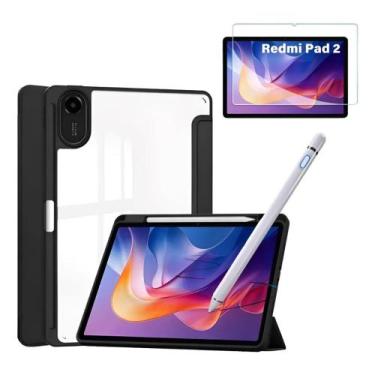Imagem de Kit Capa + Película + Caneta Stylus Para Tablet Xiaomi Redmi Pad 2 11 