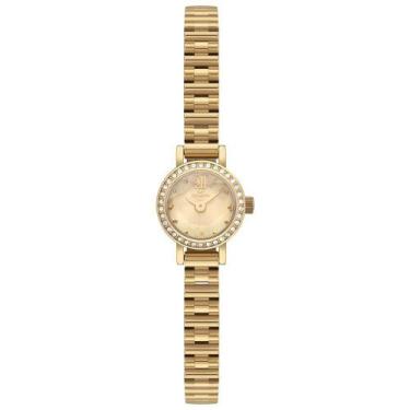 Imagem de Relógio Technos Feminino Mini Petit Dourado - 1042ac-1x
