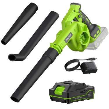 Imagem de Leaf Blower PULITUO 20V sem fio com bateria e carregador 120MPH