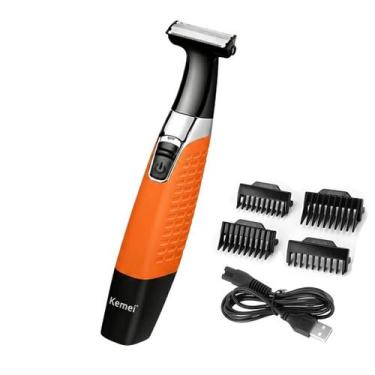 Imagem de Máquina De Barbear Trimmer Recarregavel Bivolt Km-1910 - NoBrand, Lara