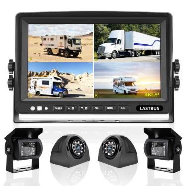 Imagem de Sistema de Câmeras para RV LASTBUS 9" 4-Visões HD DVR à Prova d'Água