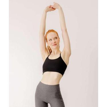 Imagem de Top Fitness Alças Finas Com Bojo Marisa-27056, Preto, P