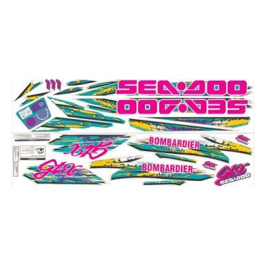 Imagem de Kit Adesivo compatível Jet Ski Seadoo GTX 94 - SPTS