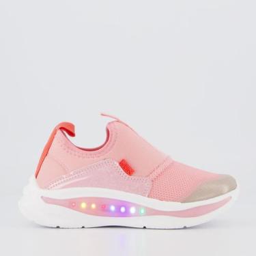 Imagem de Tênis Klin Flash com Luzes Infantil Rosa, 30