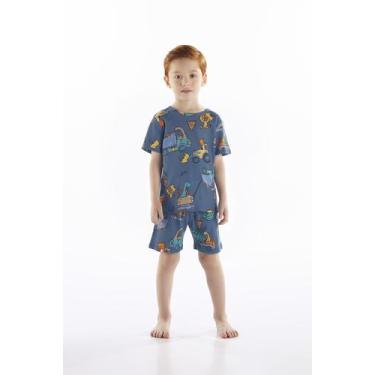 Imagem de Pijama Infantil Menino Camiseta e Bermuda 46221 AB2275 Up Baby, 12