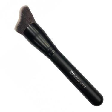 Imagem de Pincel Maquiagem 3D Curve Base Corretivo Cremoso Marco Boni, Preto