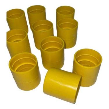 Imagem de Kit 10 luva conduite 1" amarela - SEMELHANTE