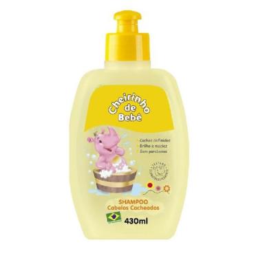 Imagem de Shampoo Cabelos Cacheados Cheirinho de Bebê Blue 430 ML