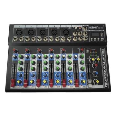 Imagem de Mesa De Som 7 Canais Com Usb E Bluetooth Le 709 - Lelong
