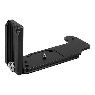 Imagem de Exxy L-Bracket para Fujifilm GFX 50S Camera da Fotodiox Pro - Punho de mão All Metal Black Camera para Arca Swiss ou Arca Swiss-Type Quick Releases