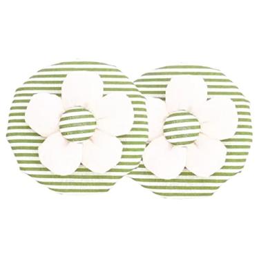 Imagem de QILAND Capas de maçaneta de porta 2 peças protetor de maçaneta de porta tampas de maçanetas redondas macias capas de maçanetas de porta estilo natural decore sua maçaneta (verde)