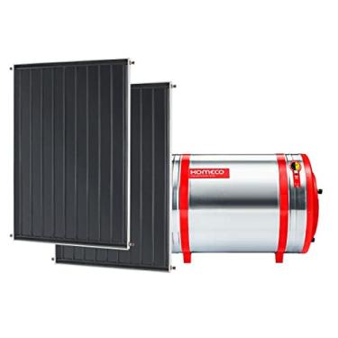 Imagem de Aquecedor Solar 500 L Inox 304 baixa pressão desnível + 2 Coletores de 2m² MX Komeco
