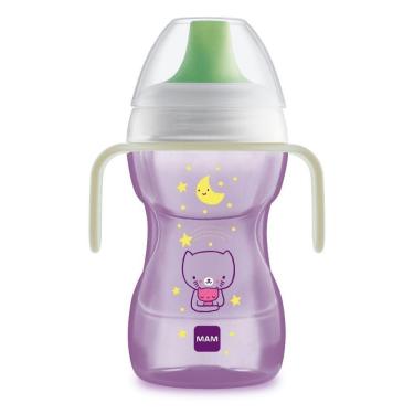 Imagem de Copo de Transição Infantil Fun To Drink 270ml Lilás - MAM