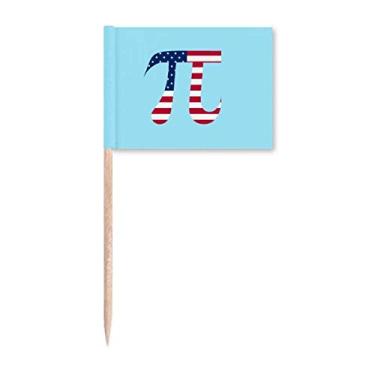 Imagem de Pi Bandeira Americana Country Art Deco Presente Moda Palito Bandeiras Marcador Topper Decoração de Festa