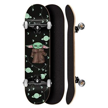 Imagem de Skate Montado Profissional Cisco Feminino Yoda 8" - Abec 7