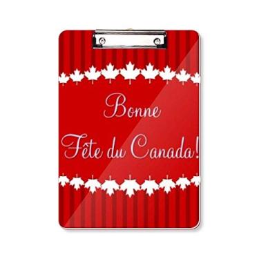 Imagem de Maple Leaf Happy Canada Day 4 de julho, pasta de prancheta A4