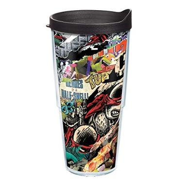 Imagem de Tervis Nickelodeon – Copo isolado das Tartarugas Ninja, 680 g – Tritan, Colagem