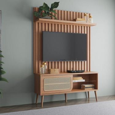 Imagem de Rack com Painel para TV até 55 Polegadas 1 Porta de Correr TB324F Freijó