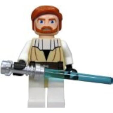 Imagem de LEGO Miniatura Star Wars Obi-Wan Kenobi com Lightaber (Guerras Clones)