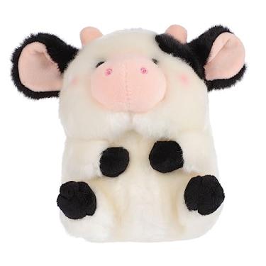 Imagem de NOLITOY 1 Unidade brinquedo de pelúcia boneca animal pelúcia vaca recheada boneca vaca de leite almofadas de boneca de vaca de desenho animado pequena bebê máquina de garra estátua