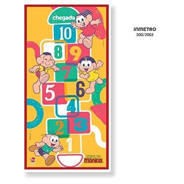Imagem de Tapete Amarelinha Turma da Mônica, Lider Brinquedos