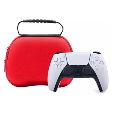 Imagem de Case Estojo Para Controle Playstation 5 PS4 PS3 Xbox 360 One Series Nintendo Switch Vermelho