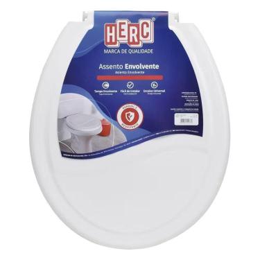 Imagem de Assento Sanitario Oval Envolvente Ideale Branco - Herc