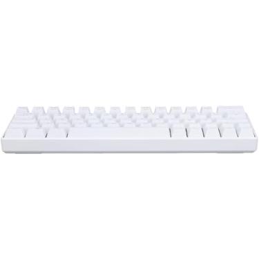 Imagem de Teclado mecânico para jogos, pequeno portátil com 64 teclas, teclado de computador fof escritório fof jogos fof casa/544 (Size : Blue Switch)