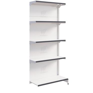 Imagem de Gôndola Fit 40 Parede 1 Continuação 2,02m Comercial Farmácia Loja - Amapá